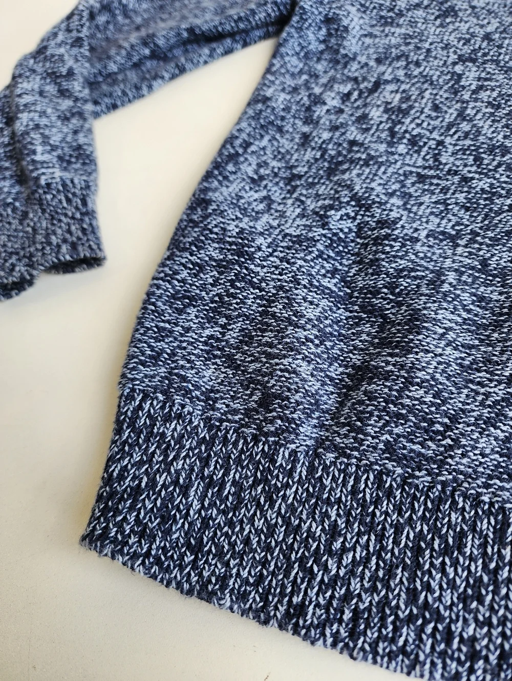 Old Navy Boys 100% Cotton Long Sleeve Knitted Light Sweater Blue Size S (6-7)